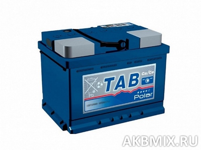 Аккумулятор TAB Polar Blue 55 Ач, 550 А, обратная полярность, низкий