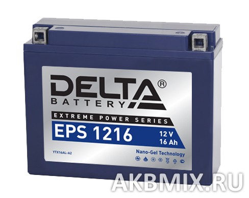 Аккумулятор Delta EPS 1216 (12V, 16Ah, 230A) [YTX16AL-A2]