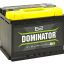 Аккумулятор Dominator 6СТ-62, 62 Ач, 550 А, прямая полярность, низкий