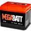 Аккумулятор MEGA BATT 6СТ-60, 60 Ач, 480 А, обратная полярность